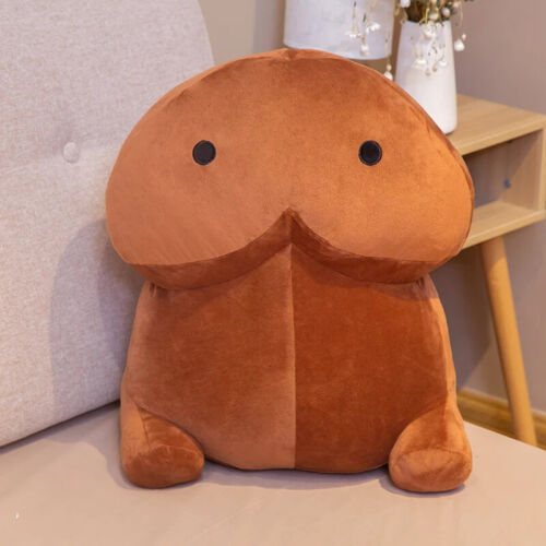 1pz 50CM Cuscino Peluche Pene Sexy Morbido Giocattolo Cuscino Imbottito Regalo Natale - Foto 8 di 15