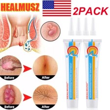 2 x Natural Ointment Herbal Hemorrhoids Cream Anal Internal External Piles Cream