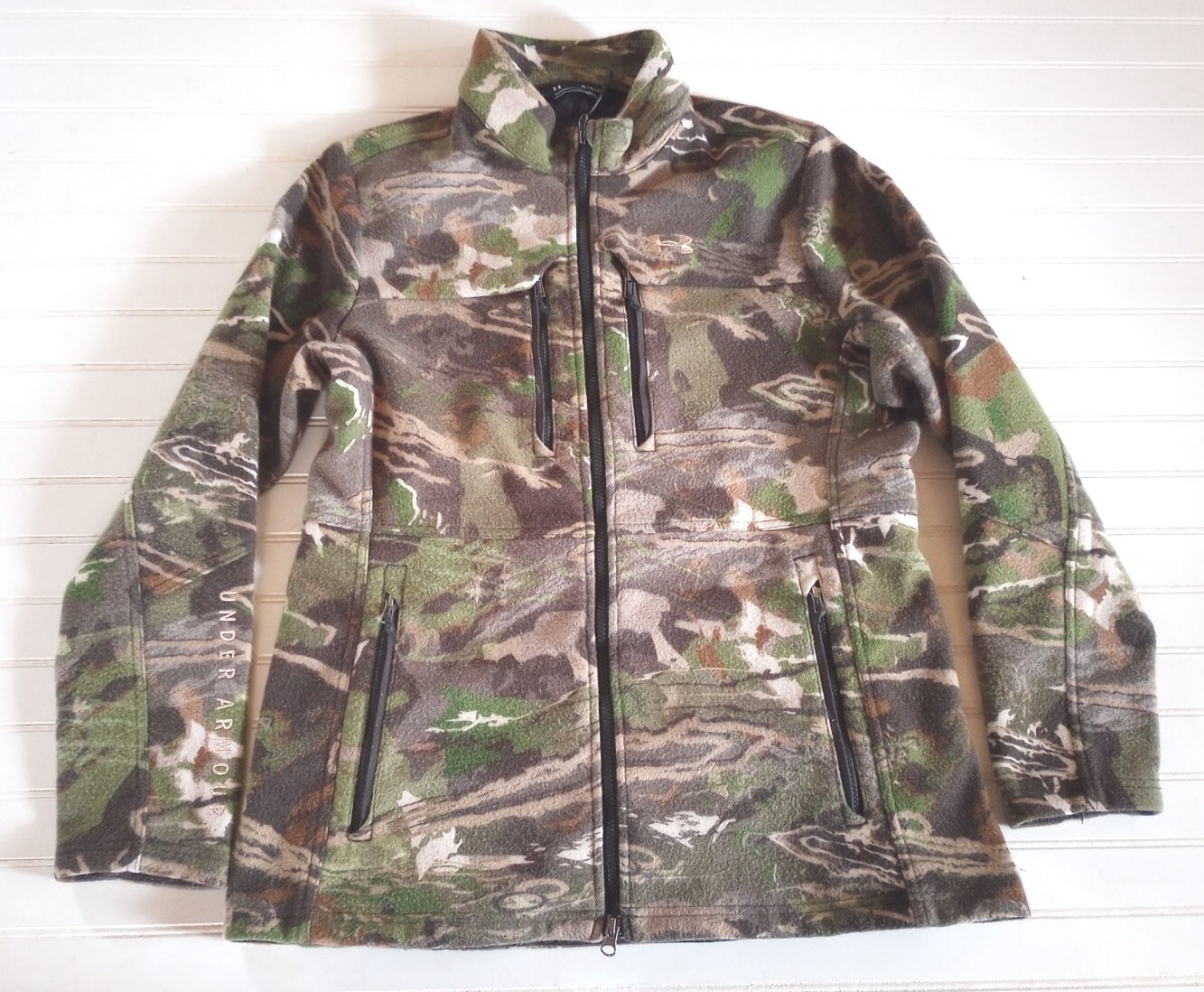 Under Armour Womens XL Ridge Reaper Mid Season Wool Camo Hunting Jacket eBay
