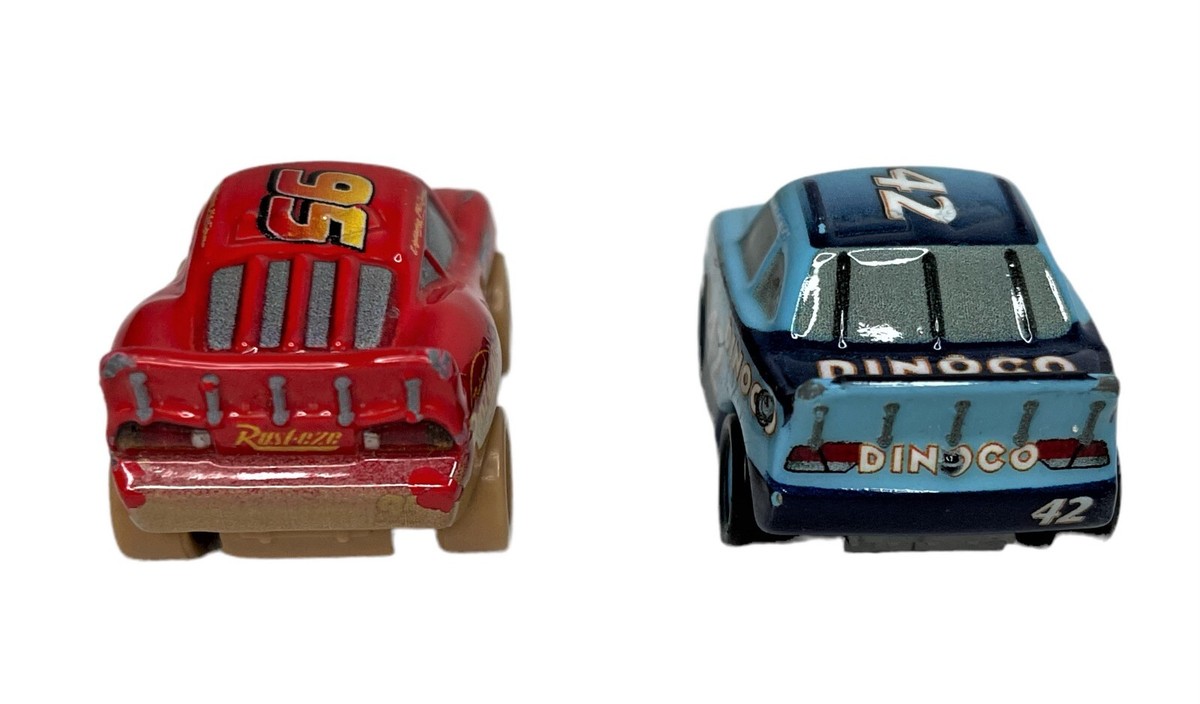 Diecast DISNEY PIXAR CARS MINI RACERS Dinoco #42 Lightning
