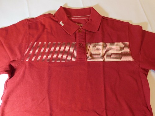 Canyon River Blues Boy's Husky Polo Shirt Short Sleeve M medium Rio Red NWT - Picture 3 of 4