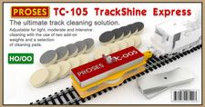 PROSES TrackShine Express HO - The Ultimate Track Cleaning Solution