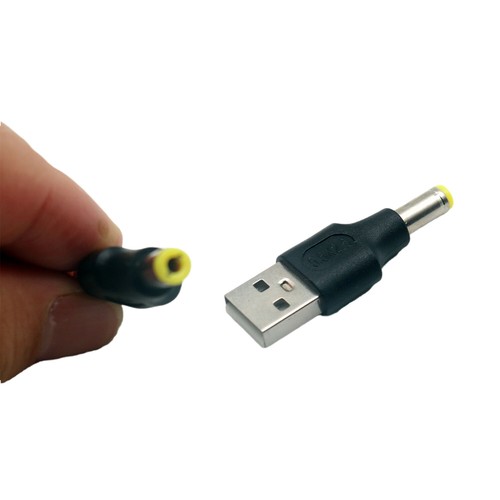 USB 2.0 Type A Male To 5.5mm x 2.5mm Plug 5V DC Power Supply Adapter Connector - Picture 4 of 9