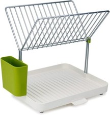 Joseph Joseph Y-rack Dish Rack and Drainboard Set with Cutlery Organizer Drainer