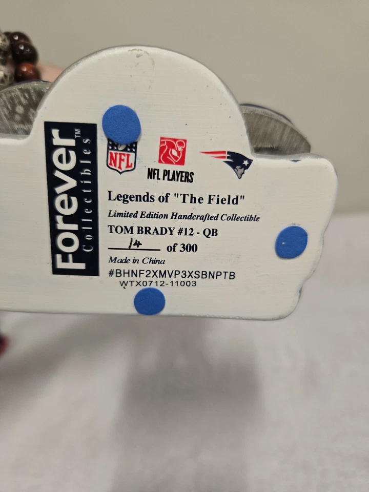 Anillos Bobblehead Patriots 14/300 de Tom Brady Forever Collectibles Foto 3 de 3