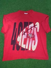 1993 San Francisco 49ers - Big Logo - Vintage NFL Tee Shirt XL 