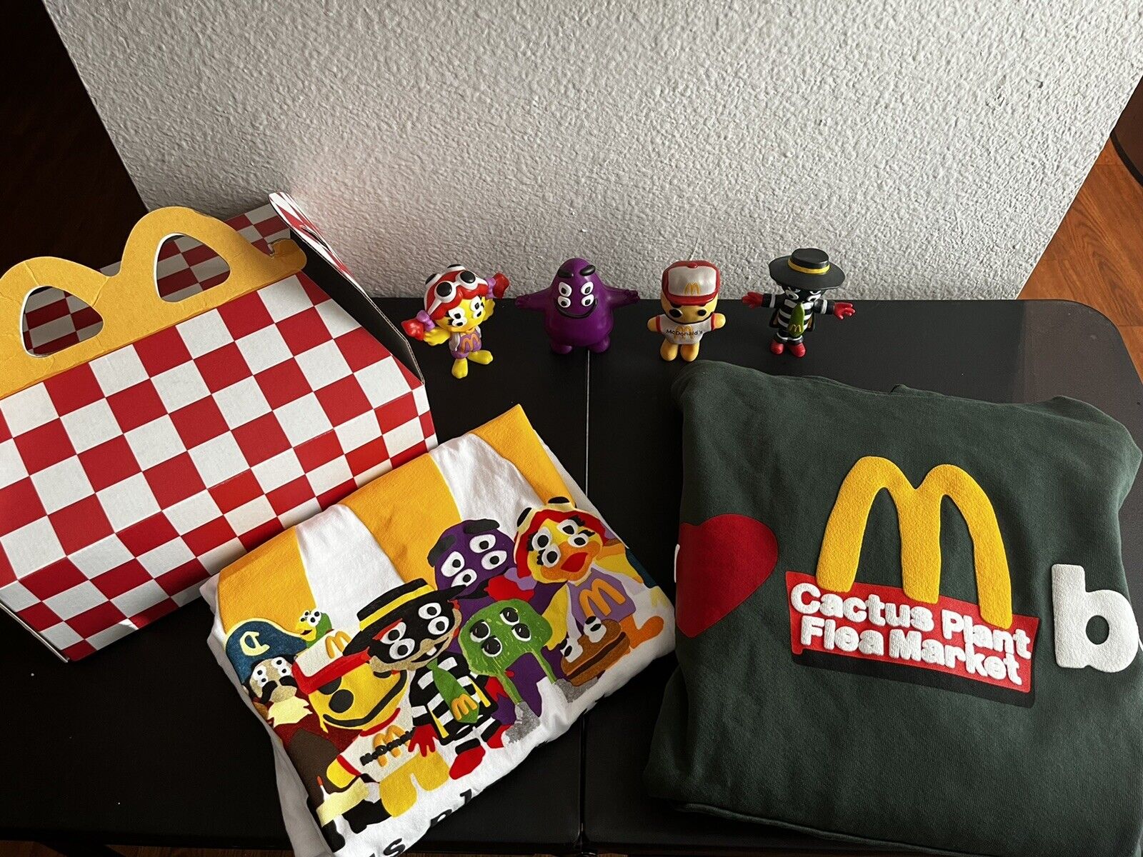 Cactus Plant Flea Market CPFM x McDonald's RARE f&f Box (Toys, Hoodie, T-shirt)