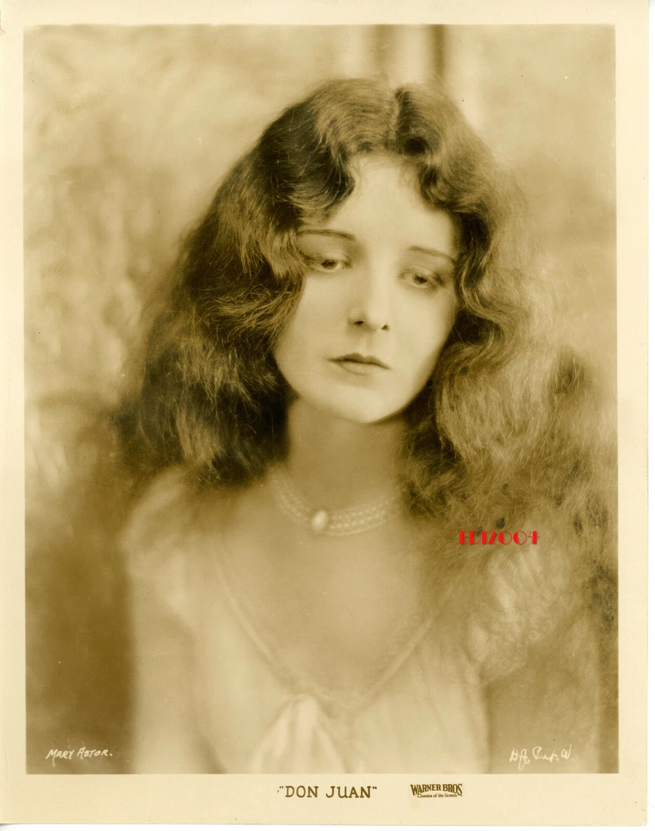 MARY ASTOR Vintage Original Photo '26 "DON JUAN" Rare Long Hair DREAMY GAZE  | eBay