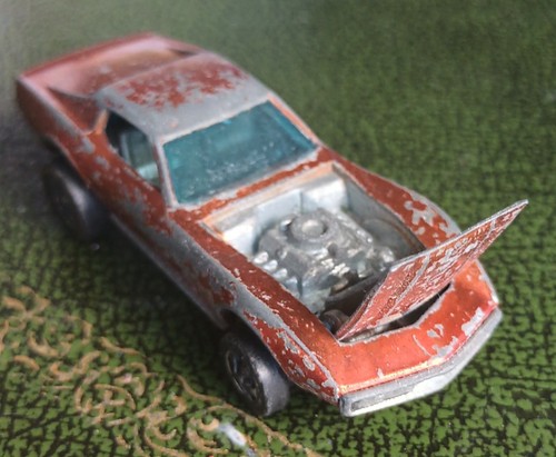 VERY RARE VINTAGE HOT WHEELS MATTEL REDLINE CUSTOM CORVETTE GOLD 1967 HONG KONG - Picture 10 of 10