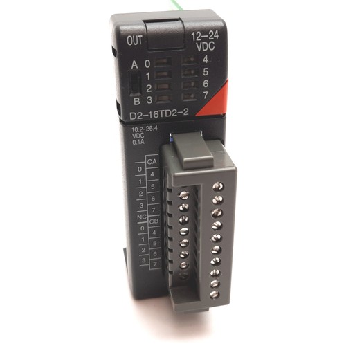 Módulo de salida PLC Automation Direct D2-16TD2-2 DL205, 16 puntos, 10,2-26,4 VDC - Imagen 3 de 4