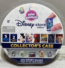 Mini Brands Disney Store Edition Collector's Case 5 Minis To Unbox Zuru Mystery