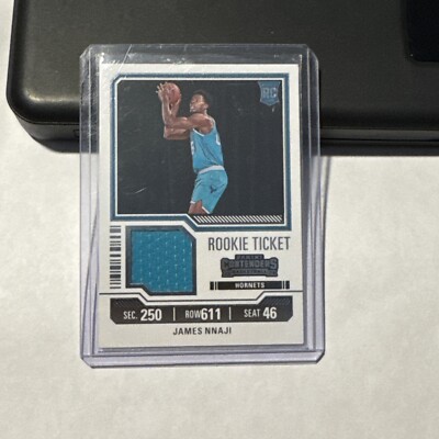 2023-24 PANINI CONTENDERS BASKETBALL JAMES NNAJI ROOKIE PATCH CARD