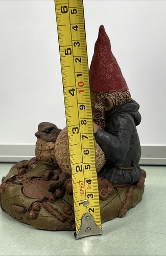 Vintage 1983 Figurine Gnome By Tom Clark Birdie Golf Theme Figure Art Sculpture - Picture 10 of 10