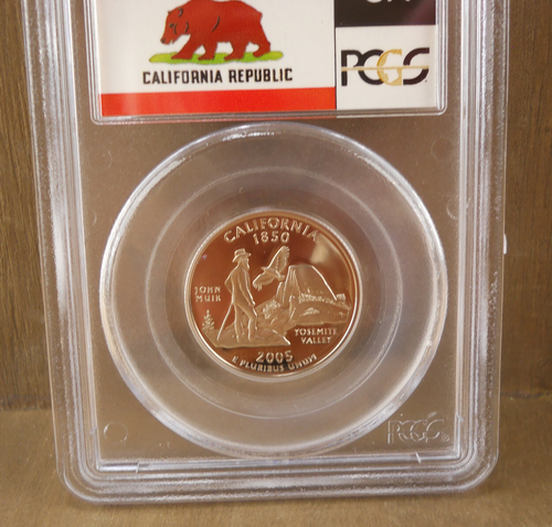 PCGS PR69 DCAM 2005-S California State Series Quarter - Picture 3 of 3