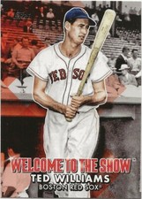 2022 Topps Series 1 TED WILLIAMS Welcome To The Show Insert Red Sox #WTTS-32