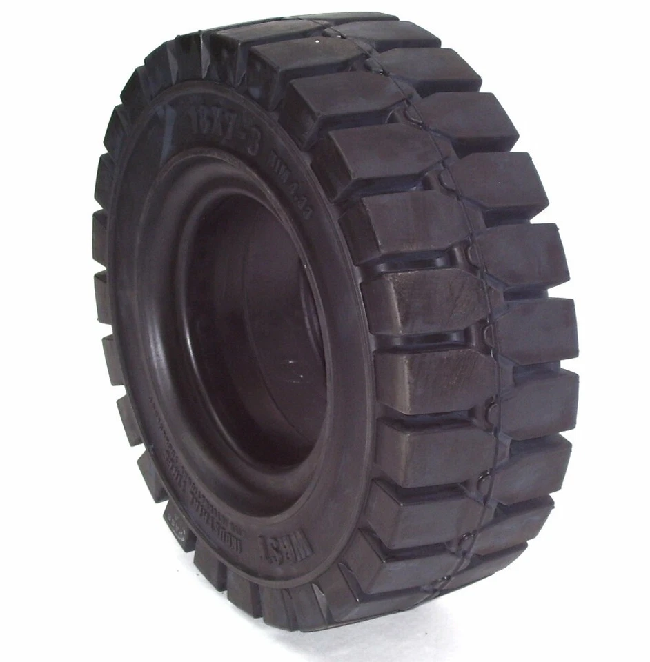 Vollgummi Gabelstapler Reifen 18x7-8/4.33 Staplerreifen 56040 mit Haltenase Rad - Bild 2 von 3