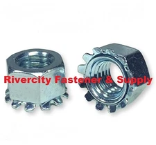 (25) 3/8-16 External Star Lock / Kep Nuts Locking Keps Nut / Locknuts 3/8x16