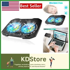 Laptop Cooling Pad with 5/6 Fan Notebook Cooler Stand Holder Dual USB 12"-17"