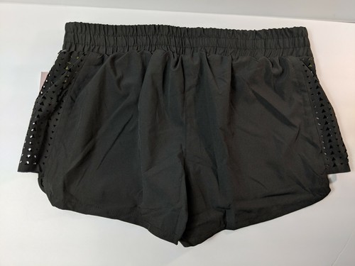 Soho Sport Damen Gr. L Large schwarz ausgeschnitten Sportshorts Kompression gefüttert - Bild 11 von 12