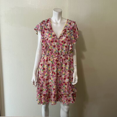 bcbg chiffon ruffle dress Lace Bodice Chiffon Rufle Gown