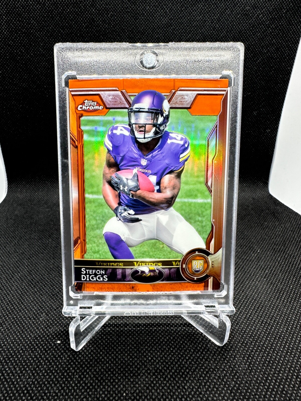 STEFON DIGGS 2015 Topps Chrome Orange Refractor Rookie #148