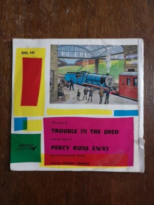Johnny Morris  - Trouble In The Shed / Percy Runs Away (7'', Mono) Delyse Rail