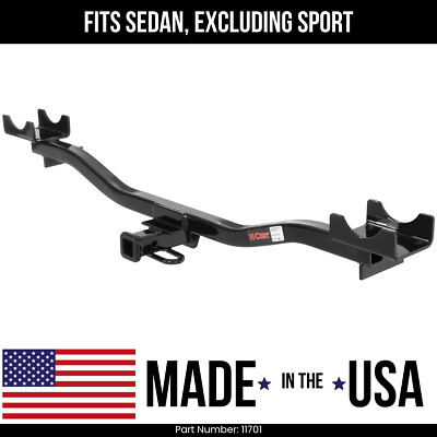 For 03-09 Mercedes E320 Trailer Hitch Fits Sedan, excluding Sport Curt 2K 1.25''