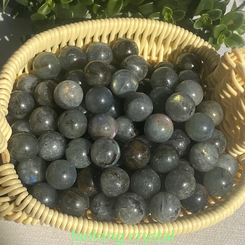 10pcs Wholesale Natural labradorite ball quartz crystal Energy Healing 15mm+ - Picture 4 of 6