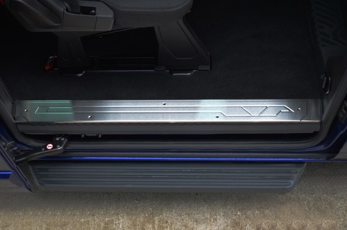 4pc Chrome Door Sill Trim Covers Protectors To Fit Ford Tourneo Custom (2012+) - Picture 4 of 6