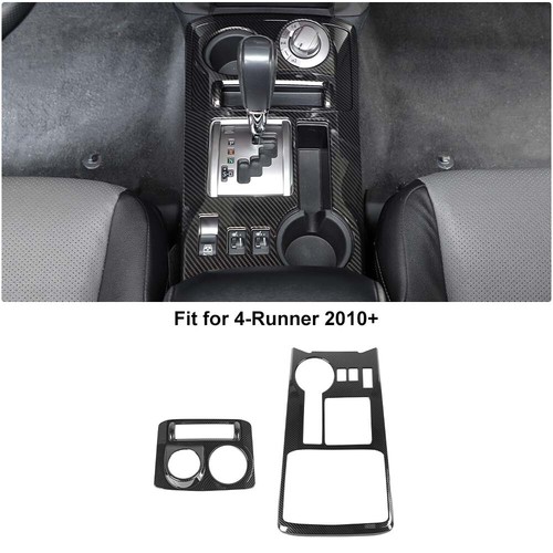 Kit de bisel de cubierta de decoración de panel de tablero interior de fibra de carbono para 4Runner 2010+ accesos - Imagen 266 de 346