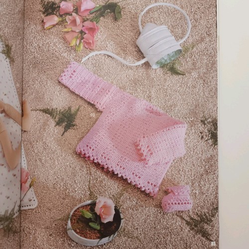 KATIA No R-1 Childrens Baby KNITTING CROCHET HAIRPIN LACE PATTERN BOOK English - Picture 2 of 10
