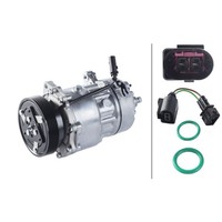 Klimakompressor 12 V Ø 119 Mm Hella Thermo-Expertise FüR U.A. VW Transporter