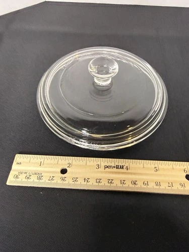 PYREX P-81-C 6 Inch Clear Glass Round Casserole Lid Replacement