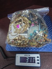3lbs 11oz Bag Of Costume Jewlery