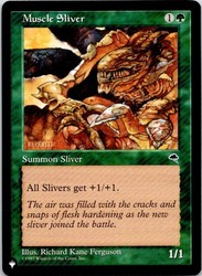 Muscle Sliver TMP-238 The List Common MTG