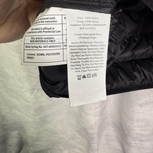 Eddie Bauer Cirruslite Vest Men's Sz L Tall Black 650 Down Winter Puffer Hiking - Picture 8 of 10