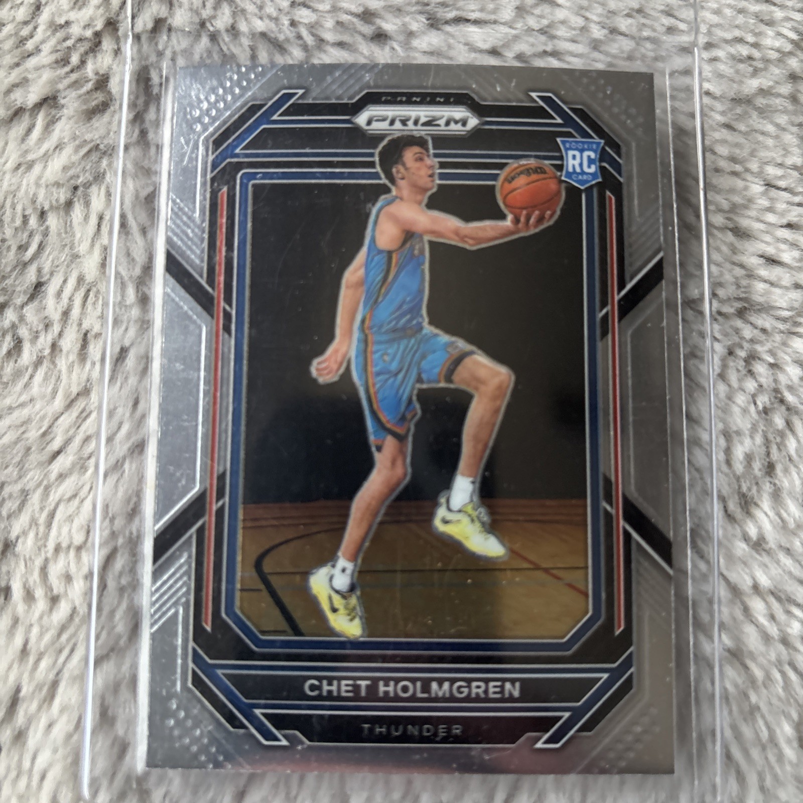2022-23 Panini Prizm Chet Holmgren #266 (RC) Oklahoma City Thunder Basketball !