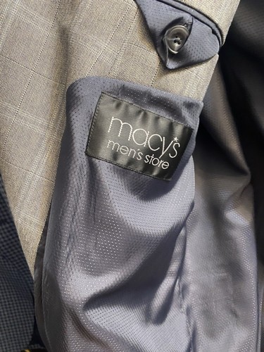 michael kors sportjacke herren kariert Größe 46 L Macys - Bild 7 von 10