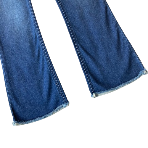 Democracy Ab Solution Itty Bitty Boot Jeans Women's 2P PETITE Dark Indigo NWT - Picture 2 of 11