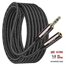Headphone Extension Cable 20 FT, Copper Shell, Hi-Fi Sound 3.5 mm Male 20FT