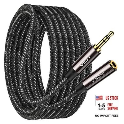 Headphone Extension Cable 20 FT,[Copper Shell, Hi-Fi Sound] 3.5 mm Male 20FT