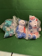 3 Treasures Collectibles Lady Liberty w/coin- Sam America Bear-Liberty New NWT