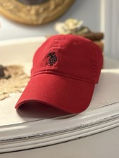 Polo Ralph Lauren Men's One Size Cotton Chino Adjustable Ball Cap Red
