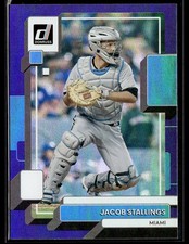 2022 Donruss #135 Jacob Stallings Holo Blue Baseball Card 3801L