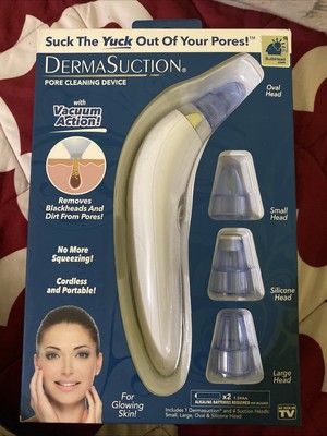 DERMASUCTION Derma Suction Pore Cleaning Device with Vacuum Action Cordless 001