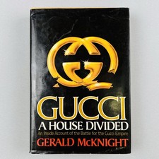 Gucci A House Divided 1987 1st Print HC DJ Fashion Business Book