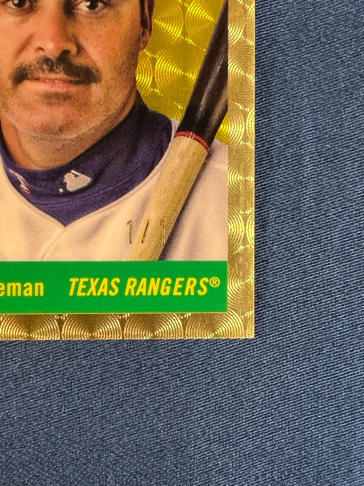 2025 Topps Chrome Platinum Rafael Palmeiro 1/1 Superfractor #441 Texas Rangers view 5