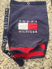 Vintage 90s Tommy Hilfiger Big Logo Flag Duffle Bag