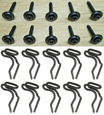 10 Lower Door Panel Screws 10 Clips Amc American Rebel Javelin Amx Marlin Etc