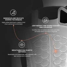 Gaming Chair Massage,Ergonomic PC Computer Chair Footrest Comfortable 7